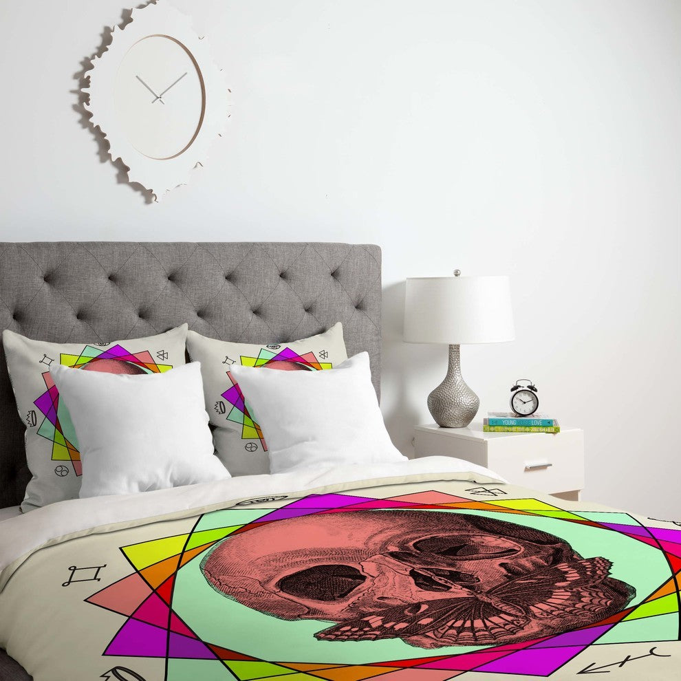 Deny Designs Wesley Bird True Sign Art Duvet Cover - Lightweight