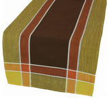 Riviera Table Linens 15"x72" Table Runner, Coffee