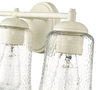 3 Light 21.75 in. Cottage White Vanity Light