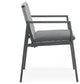 GDF Studio 7-Piece Outdoor Dining Set With Chairs & Table, Gray/Black/Silver