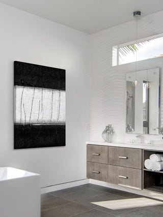 "Lost in Lines" Painting Print on Canvas