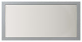 Eviva Aberdeen 72" x 30" Rectangular Gray Wooden Framed Mirror