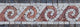 Mosaic Border, Abstract Keys, 12"x4"