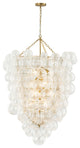 12-Light Modern Cluster Glass Bubble Chandelier