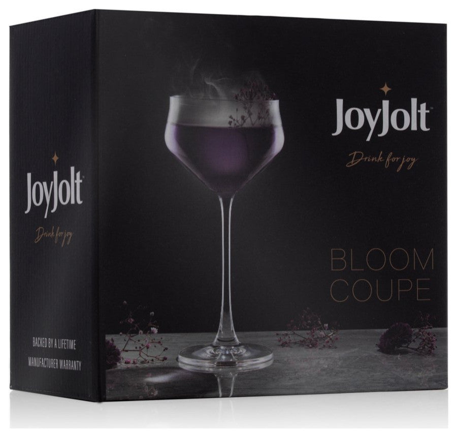 Bloom Coupe Crystal Glasses 9.2 oz, Set of 2