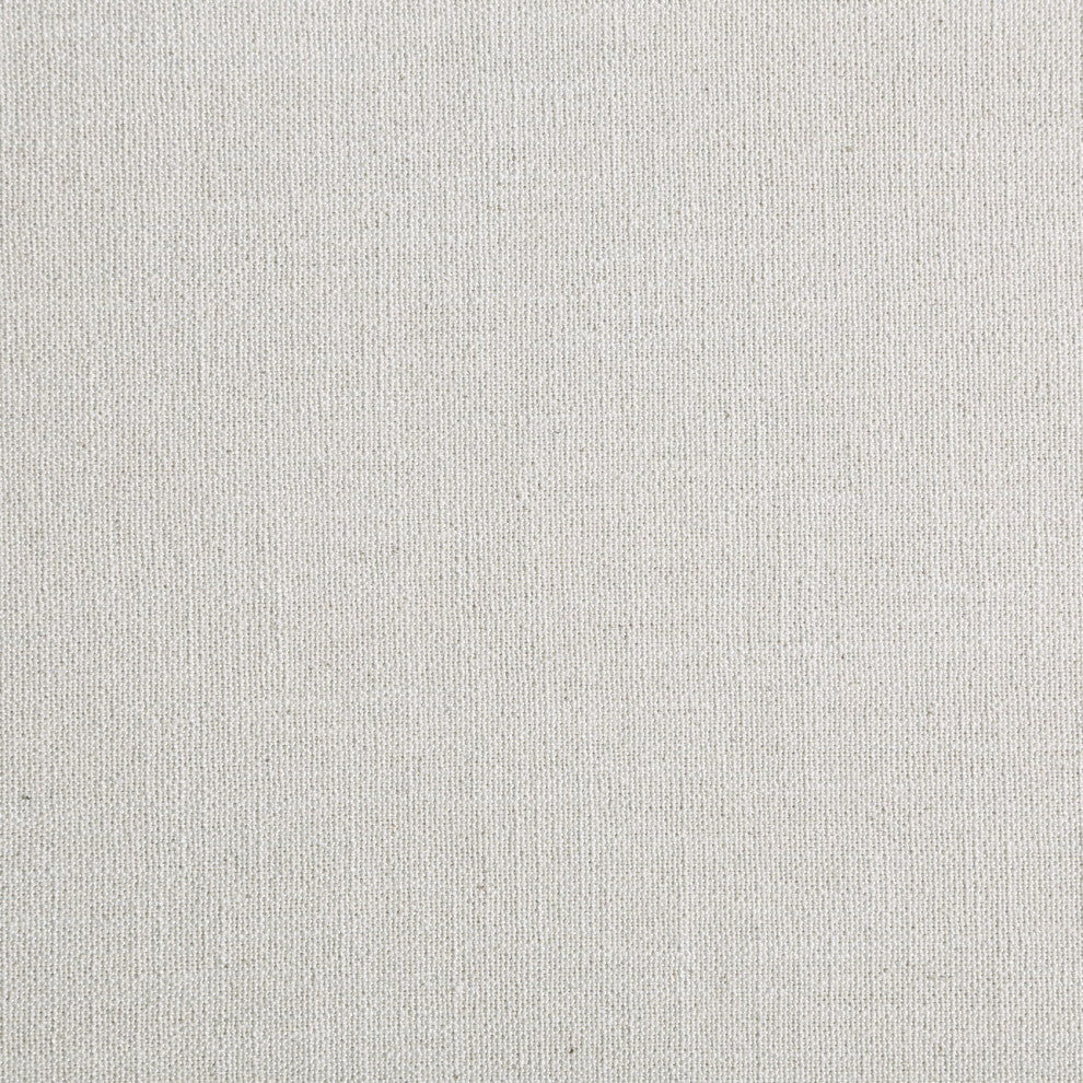 Lucia Beige Linen Textured Fabric Full Bed, Cream, Twin, Natural Finish