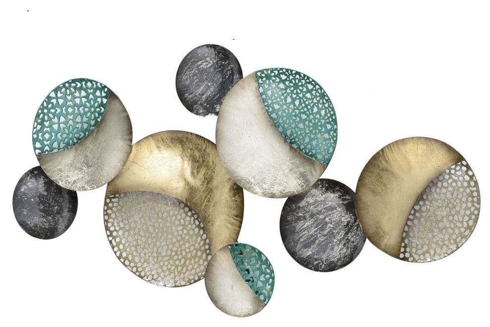 Modernist Abstract Floating Circles Wall Decor