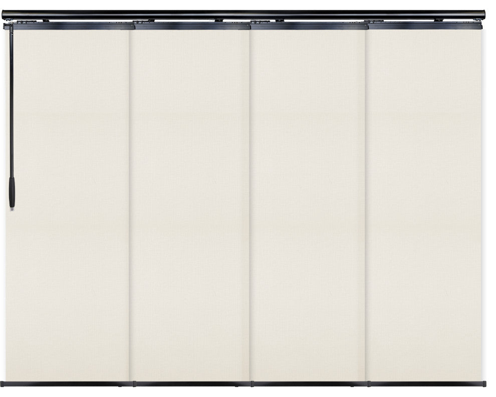 Elza 4-Panel Track Extendable Vertical Blinds 48-88"W