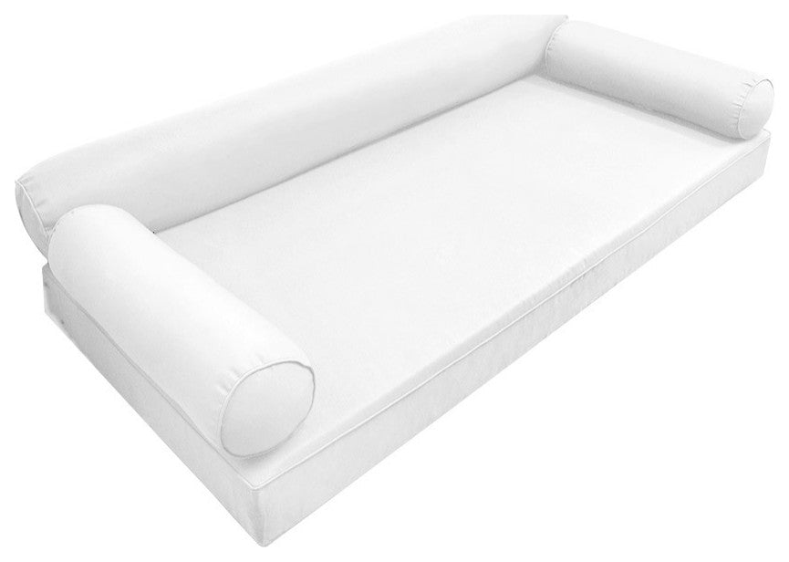 Style6 Full Size Pipe Trim Mattress Bolster Pillow Outdoor Slip Cover ONLY AD106