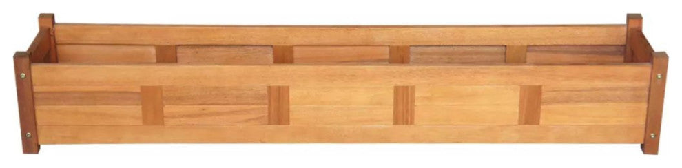 vidaXL Garden Raised Bed Acacia Wood 59"x11.8"x9.8"