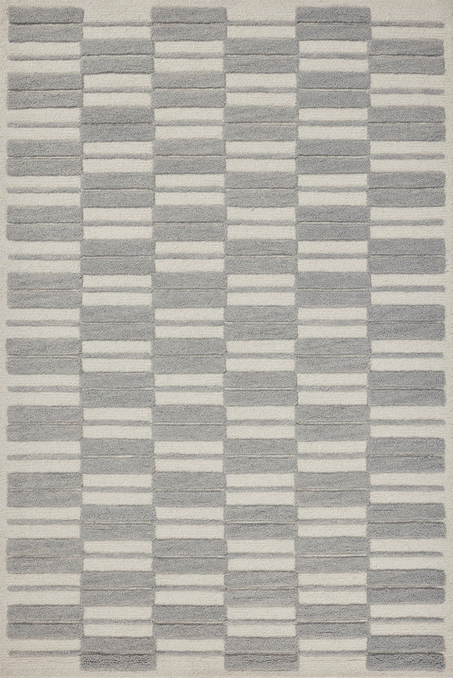 Chris Loves Julia x Loloi Bradley Ivory / Grey 9'-3" x 13' Area Rug