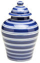 AA Importing 59958 Blue & White Ginger Jar