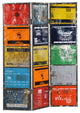 Vidaxl Room Divider Multicolor 17.7"x6.7"x65.7" Iron