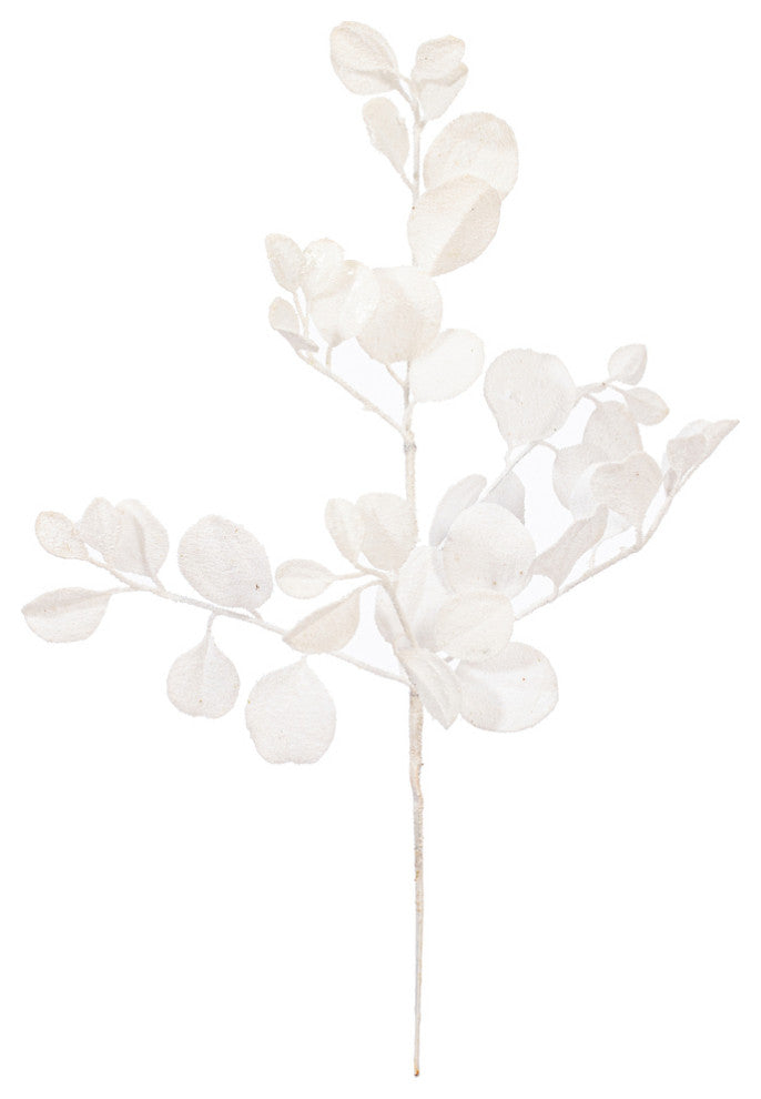 Vickerman 25" White Artificial Dogwood Snowy Spray, 3 per bag.