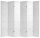7' Tall Do It Yourself Canvas Room Divider, 6 Panels