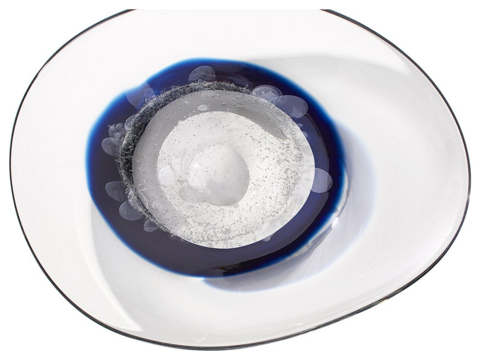 Cyan Silicone Nova Plate 11251, Clear And Cobalt
