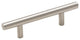 Amerock Bar Pull Collection Cabinet Pull, Set of 10, Sterling Nickel, 3" Center-