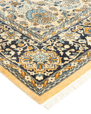 Mogul, One-of-a-Kind Hand-Knotted Area Rug Yellow, 6' 2" x 9' 2"