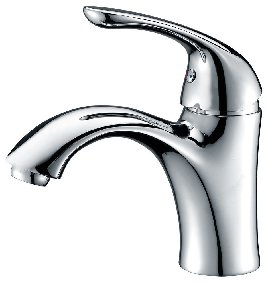 Clavier Series Single Handle Bathroom Sink Faucet in Polished Chrome