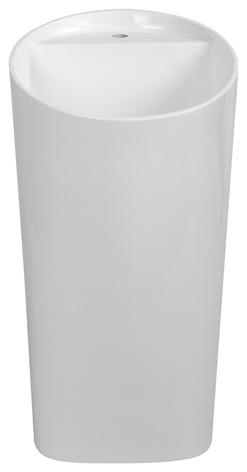 18" Streamline K-1955-18 Solid Surface Resin Freestanding Basin