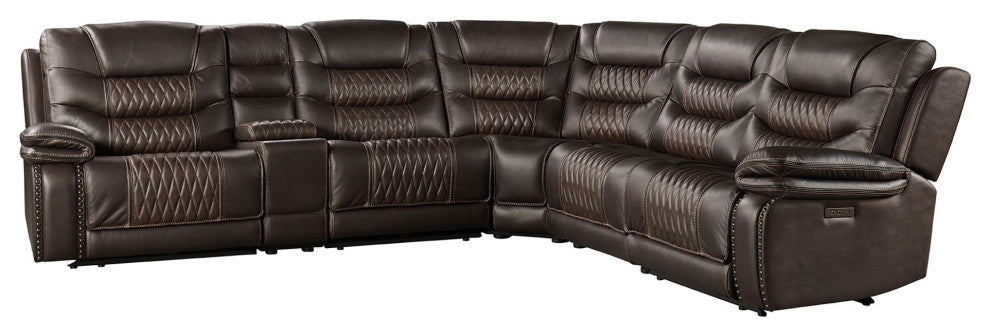 Cody Sofa With Dual-Power Recline and Power Headrest, Light Gray