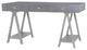 Huffman Desk In Antique Smoke With Grain De Bois Garden Gate