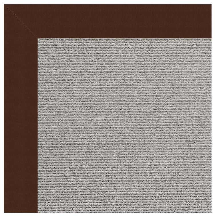Zoe Platinum Sisal Tufted Area Rug, Brown, 3'x5'