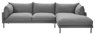 Jamara Sectional Charcoal Right