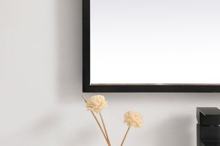 Modern Black Led Mirror