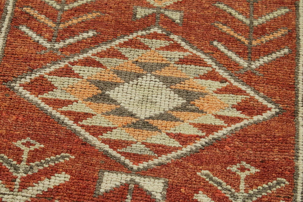 Rug N Carpet - Handmade Anatolian 2' 11" x 12' 0" Antique Runner Rug