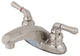 Kingston Brass 4" Centerset Bathroom Faucet, Brushed Nickel