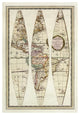 "Globo Terrestre I, 1792" Digital Paper Print by Giovanni Maria Cassini, 32"x46"