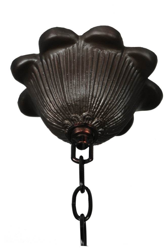 26 Wide Iris 6 Light Chandelier
