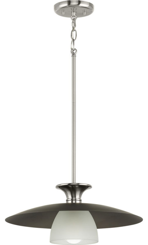 Trimble Collection One-Light Brushed Nickel Pendant
