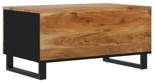 vidaXL Coffee Table Sofa Side Table Solid Wood Acacia and Engineered Wood