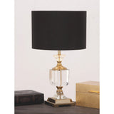 Urban Designs Euro Crystal and Brass Table Lamp