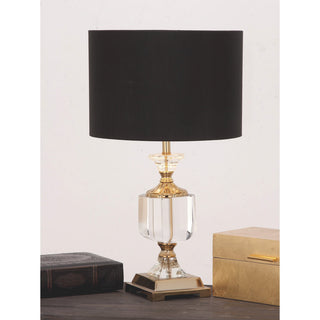 Urban Designs Euro Crystal and Brass Table Lamp
