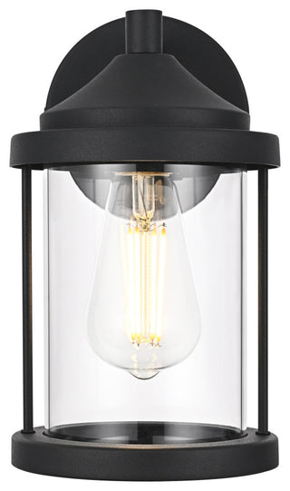 Home Living 6" Outdoor Wall Sconce, Black