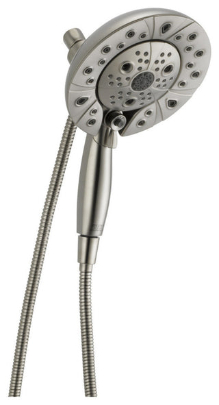 Delta H2Okinetic In2ition 5-Setting 2-in-One Shower, Stainless, 58480-SS-PK