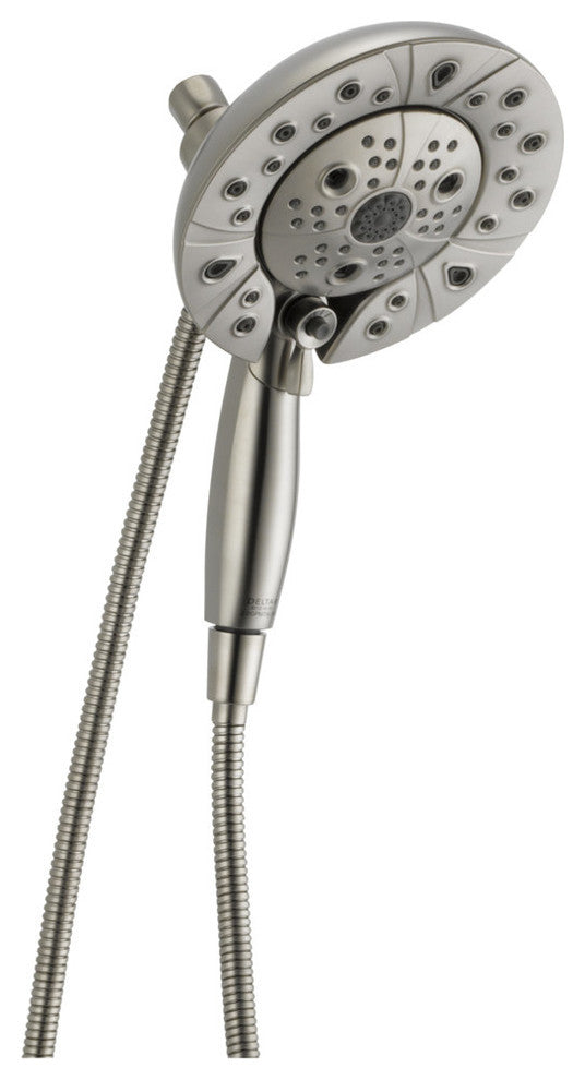 Delta H2Okinetic In2ition 5-Setting 2-in-One Shower, Stainless, 58480-SS-PK