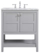 Elegant VF16530GR 30"Single Bathroom Vanity, Gray