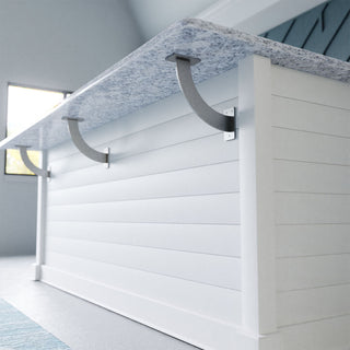 2"x11"x11" Bradford Bracket, Stainless Steel