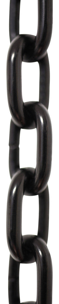 RCH Hardware Steel Standard Link Clock Chain, Various Finishes, Black, U12