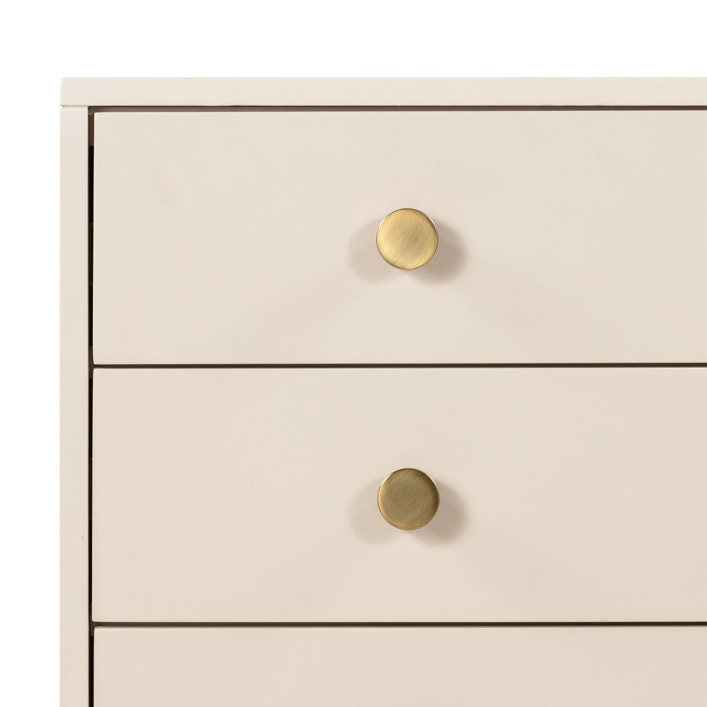 Van Rectangular Nightstand-Alabaster