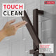 Delta Vero Single-Setting Slide Bar Hand Shower, Venetian Bronze, 57530-RB