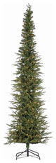 Natural Cut Narrow Lincoln Pine With 450 Clear Lights, 9 Foot
