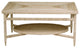 Galleried Abaca Cocktail Table