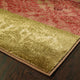 10??X 13??Beige And Brown Floral Block Pattern Area Rug