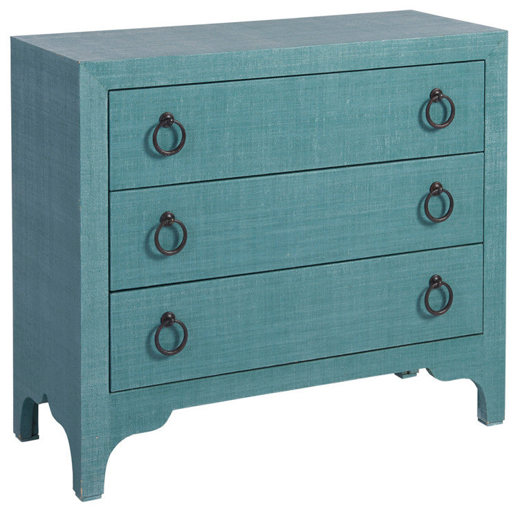 Balboa Island Raffia Hall Chest