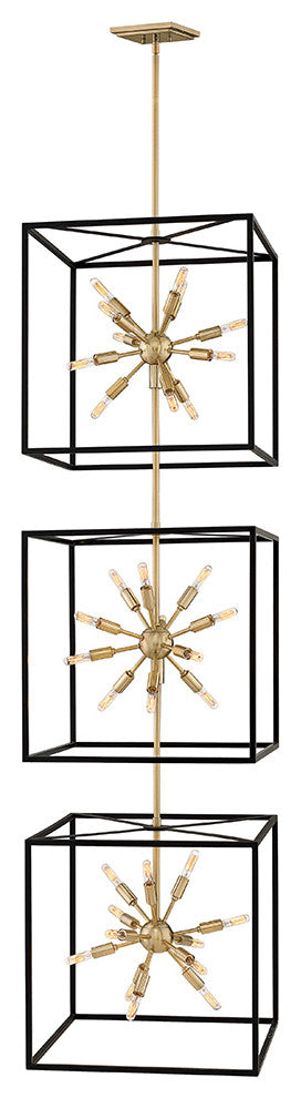 Hinkley Aros Double Extra Large Open Frame Pendant, Black*